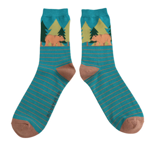 Bamboo Socks - Mr Heron / Mr Sparrow