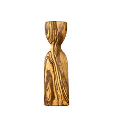 Load image into Gallery viewer, Olivewood Candlestick Holder
