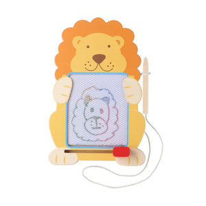 Lion Sketch Board - Orange Tree Toys