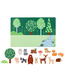 Load image into Gallery viewer, Woodland Animal Magnetic Picture Board - Orange Tree Toys
