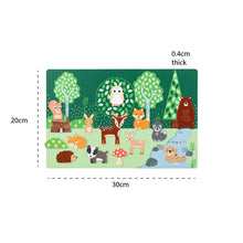 Load image into Gallery viewer, Woodland Animal Magnetic Picture Board - Orange Tree Toys
