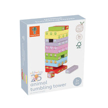 Load image into Gallery viewer, Animals Tumbling Tower - Orange Tree Toys
