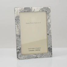 Load image into Gallery viewer, Chrysanthemum Pewter Photo Frame - Lancaster &amp; Gibbings
