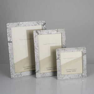 Pewter Honeycomb Photo Frame - Lancaster & Gibbings