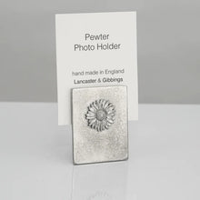 Load image into Gallery viewer, Pewter Bee Photo Holder - Lancaster &amp; Gibbings
