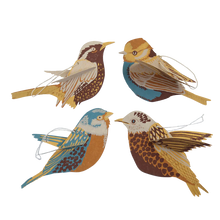 Load image into Gallery viewer, British Birds Paper Decorations - East End Press
