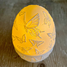 Load image into Gallery viewer, Porcelain Egg Shaped Tealight Holder
