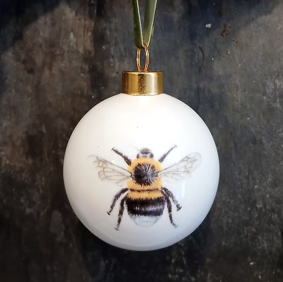 Fine Bone China Bauble - Claire Vaughan Designs
