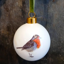 Load image into Gallery viewer, Fine Bone China Bauble - Claire Vaughan Designs
