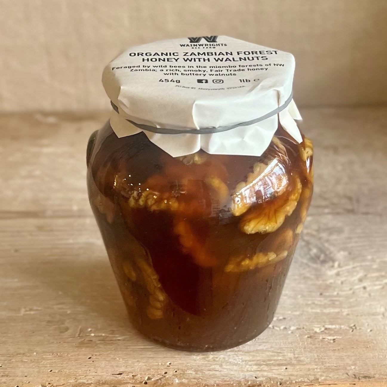 Zambian Honey with Organic Walnuts - Wainwright's
