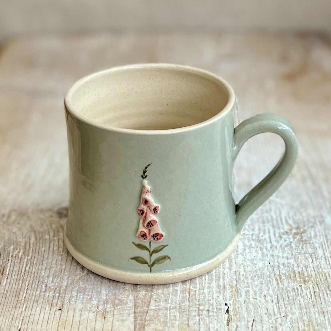 Hogben Pottery mug - foxglove