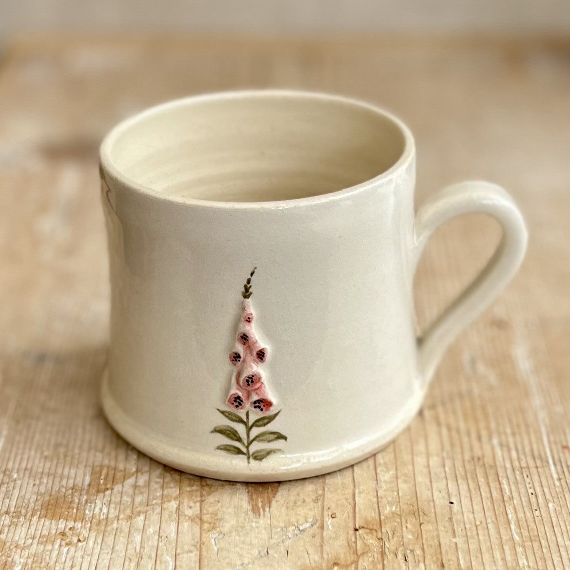 Hogben Pottery mug - foxglove