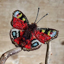 Load image into Gallery viewer, Embroidered Butterfly / Moth Brooch - Trovelore
