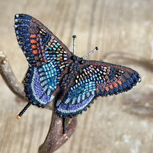 Load image into Gallery viewer, Embroidered Butterfly / Moth Brooch - Trovelore
