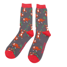 Load image into Gallery viewer, Bamboo Socks - Mr Heron / Mr Sparrow
