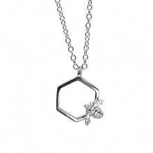 Load image into Gallery viewer, Hexagon Bumble Bee Pendant - Bill Skinner Studio
