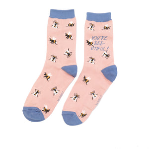 Bamboo 'Bee-utiful' Socks Box (set of 2) - Miss Sparrow