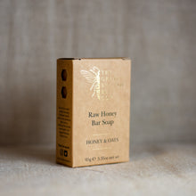 Load image into Gallery viewer, Raw honey bar soap 95g - The Great British Bee Co.
