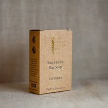 Load image into Gallery viewer, Raw honey bar soap 95g - The Great British Bee Co.
