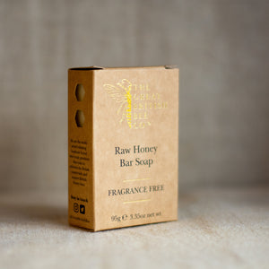 Raw honey bar soap 95g - The Great British Bee Co.