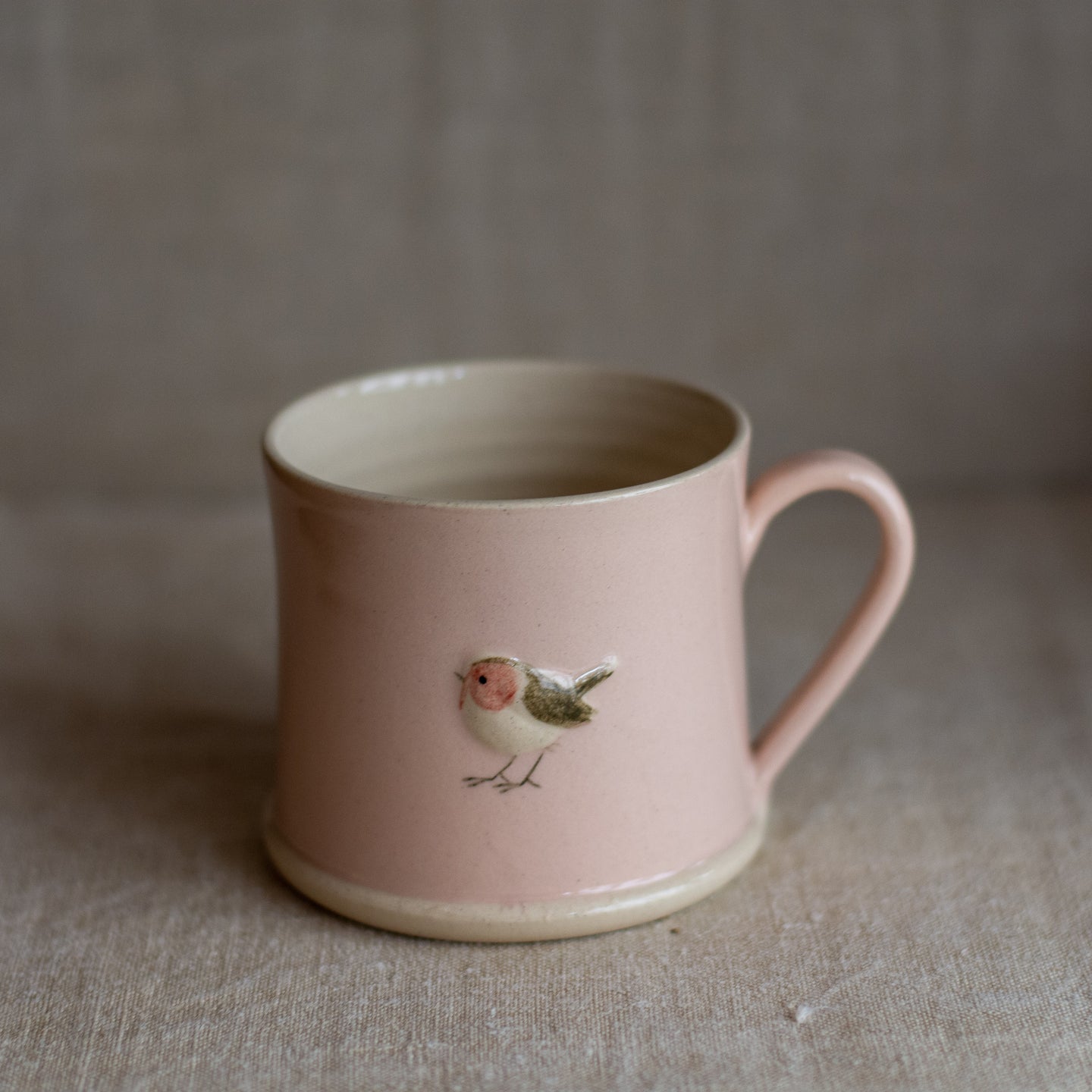 Hogben Pottery espresso mug - robin