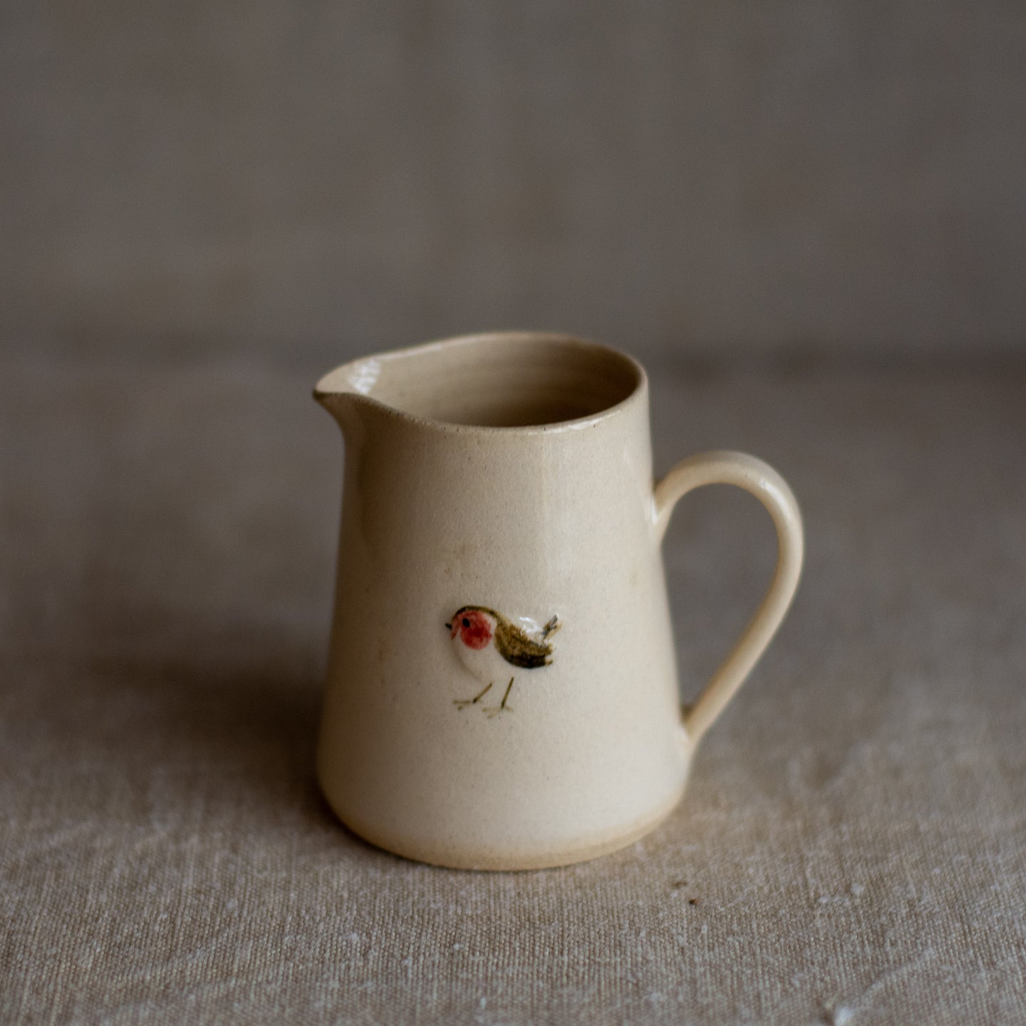 Hogben Pottery jug - robin