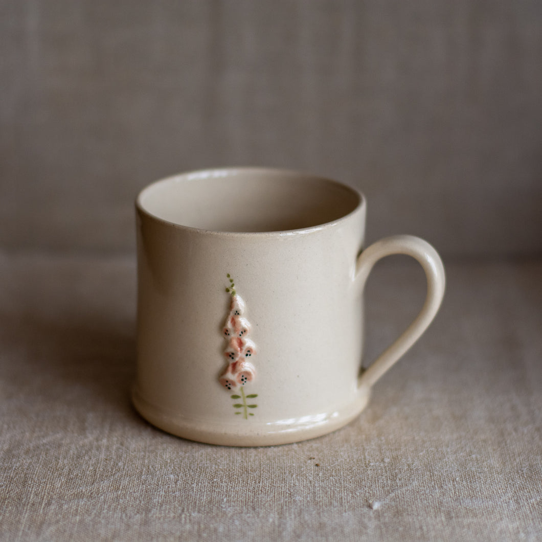 Hogben Pottery mug - foxglove