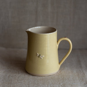 Hogben Pottery jug - bee and ladybird