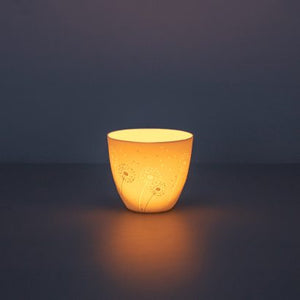 Porcelain candle cup