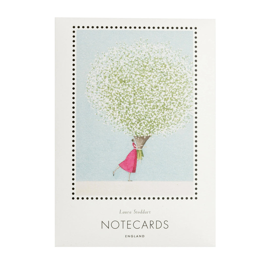 Baby's Breath notecards - Laura Stoddart