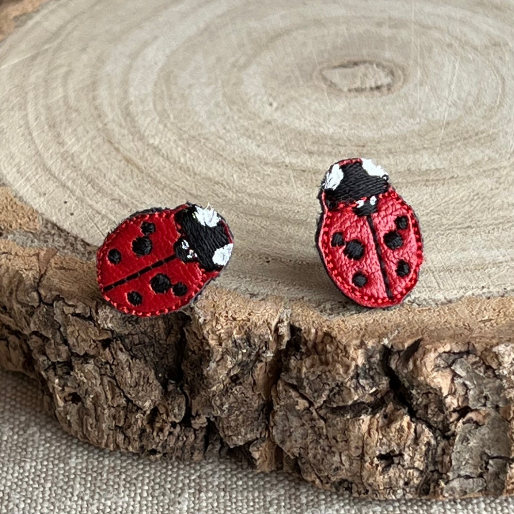 Ladybird Earrings - Vikki Lafford Garside