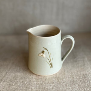 Hogben Pottery jug - snowdrop