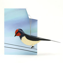 Load image into Gallery viewer, Bird cards / hanging decorations - Faye Stevens
