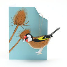 Load image into Gallery viewer, Bird cards / hanging decorations - Faye Stevens
