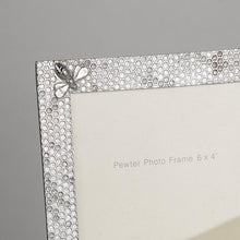 Load image into Gallery viewer, Pewter Honeycomb Photo Frame - Lancaster &amp; Gibbings
