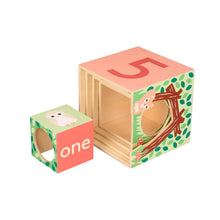 Load image into Gallery viewer, Woodland Stacking Cubes - Orange Tree Toys
