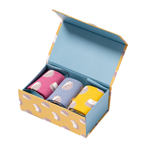 Bamboo Socks Box (3 pairs) - Miss Sparrow