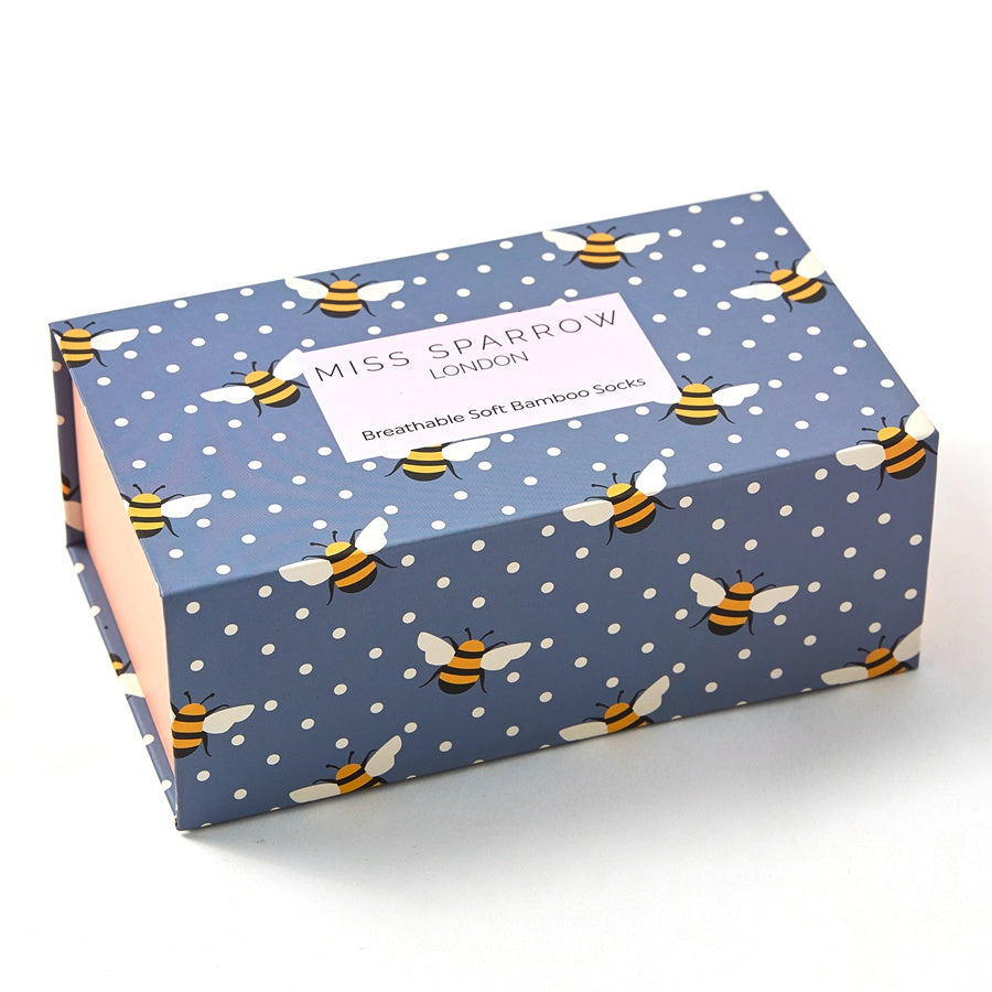 Bamboo Socks Box (3 pairs) - Miss Sparrow