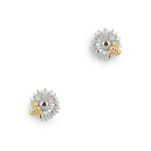 Load image into Gallery viewer, Daisy and Bumble Bee Studs - Bill Skinner Studio

