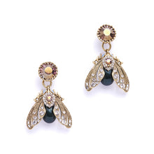 Load image into Gallery viewer, Bejewelled Moth Earrings - Bill Skinner Studio
